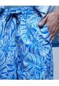 Ropa De Playa Para Hombre Pantaloneta De Baño Corta Color Azul Marca Ostu #60270030 de Ostu