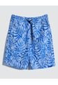Ropa De Playa Para Hombre Pantaloneta De Baño Corta Color Azul Marca Ostu #60270030 de Ostu