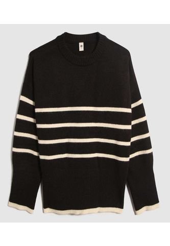 Saco Para Mujer Cuello Redondo Color Negro Marca Ostu #40330088 Ostu