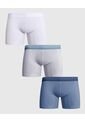Pantaloncillo Para Hombre Boxer Filete Medio Algodón Color Negro Marca Ostu #60000516 de Ostu