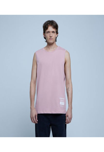 Camiseta Para Hombre Manga Sisa Color Rosado  Marca Ostu #60091225