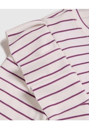 Camiseta Para Niña Manga Larga Color Morado Marca Ostu #90090218