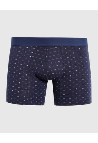 Pantaloncillo Para Hombre Boxer Filete Corto Algodón Color Azul Marca Ostu #60000500 Ostu