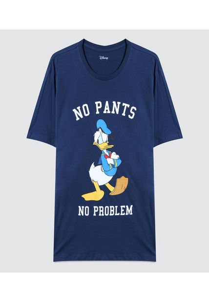 Camiseta Para Hombre Manga Corta Color Azul  Marca Ostu #60091272