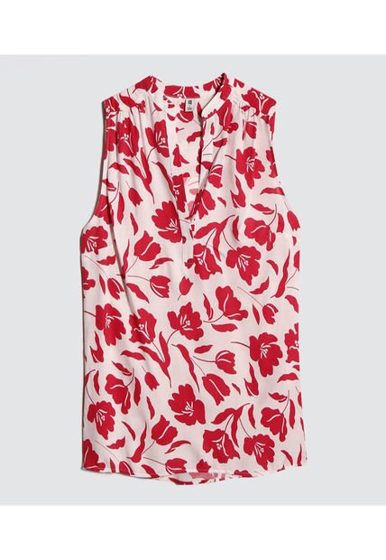 Blusa Para Mujer Manga Sisa Color Rojo Marca Ostu #40120964
