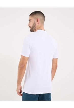 Polo Para Hombre Cuello Mao Sin Bolsillo Color Blanco Marca Ostu #60110774