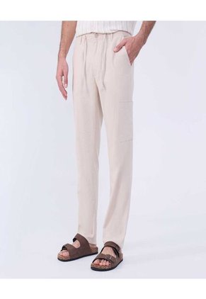 Pantalon Para Hombre Color Beige Marca Ostu #60070446