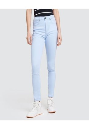 Pantalon Para Mujer 5 Bolsillos Color Azul  Marca Ostu #40070311