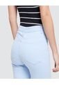 Pantalon Para Mujer 5 Bolsillos Color Azul  Marca Ostu #40070311 de Ostu