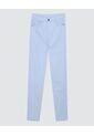 Pantalon Para Mujer 5 Bolsillos Color Azul  Marca Ostu #40070311 de Ostu