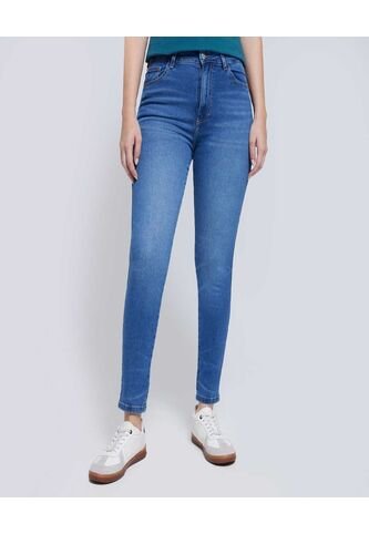 Jean Para Mujer Skinny Color Azul Medio Marca Ostu #40160424 Ostu