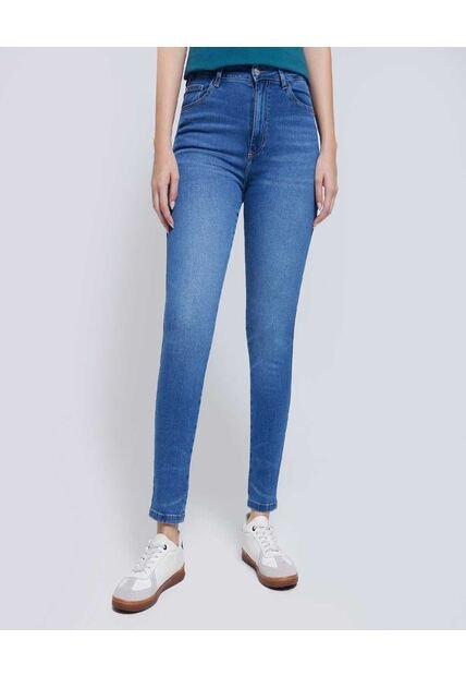 Jean Para Mujer Skinny Color Azul Medio Marca Ostu #40160424