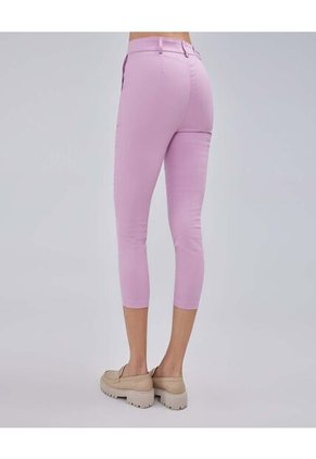 Pantalon Para Mujer Capri Color Rosapastel Marca Ostu #40070634