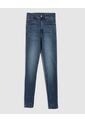 Jean Para Mujer Skinny Color Azul Medio Marca Ostu #40160424 de Ostu