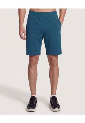 Bermuda  Para Hombre Deportiva Largo Color Azul Marca Ostu #60100479