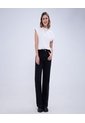 Jean Para Mujer Wide-Leg Minimal Color Negro Marca Ostu #40160479 de Ostu