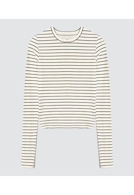 Camiseta Para Mujer Manga Larga Color Negro Marca Ostu #40091943