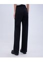 Jean Para Mujer Wide-Leg Minimal Color Negro Marca Ostu #40160479 de Ostu