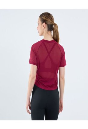 Camiseta Para Mujer Manga Corta Cuello Redondo Color Morado Marca Ostu #40092455