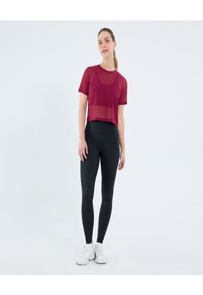 Camiseta Para Mujer Manga Corta Cuello Redondo Color Morado Marca Ostu #40092455