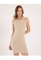 Vestido Para Mujer M/Sisa Corto Color Camel Marca Ostu #40170342 de Ostu