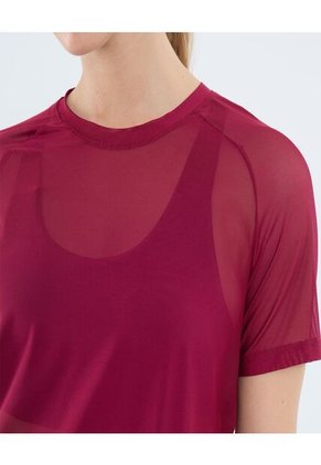 Camiseta Para Mujer Manga Corta Cuello Redondo Color Morado Marca Ostu #40092455