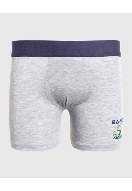 Boxer Infantil Niño Filete Medio Color Gris Marca Ostu #80000095
