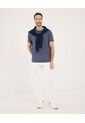 Camiseta Para Hombre Manga Corta Cuello Redondo Color Azul Marca Ostu #60091786 de Ostu