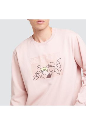 Buzo Para Hombre Cuello Redondo Color Rosado  Marca Ostu #60060218