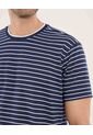 Camiseta Para Hombre Manga Corta Cuello Redondo Color Azul Marca Ostu #60091786 de Ostu