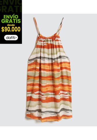 Blusa Para Mujer Manga Sisa Color Terracota Marca Ostu #40120978 Ostu