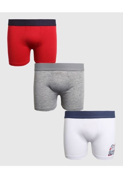 Boxer Infantil Niño Filete Medio Color Rojo Marca Ostu #80000097