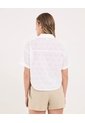 Blusa Para Mujer Manga Corta Color Crudo Marca Ostu #40121175 de Ostu