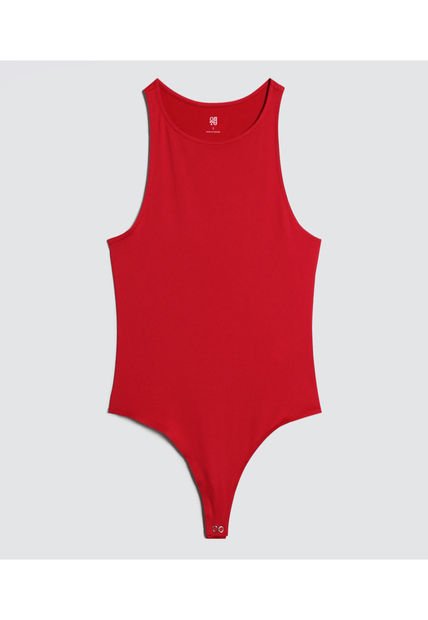 Body Para Mujer Manga Sisa Color Rojo Marca Ostu #40200123
