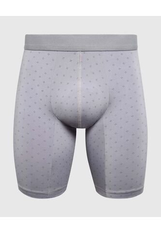 Boxer Para Hombre Filete Medio Microfibra Color Gris Marca Ostu #60000523 Ostu