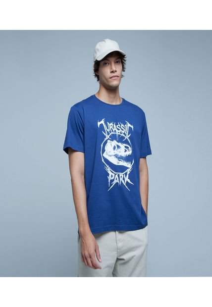 Camiseta Para Hombre Manga Corta Color Gris  Marca Ostu #60091240