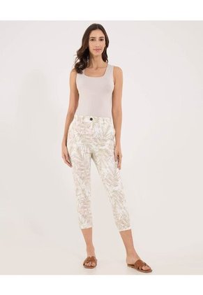 Pantalon Para Mujer Capri Color Verde Claro Marca Ostu #40070773