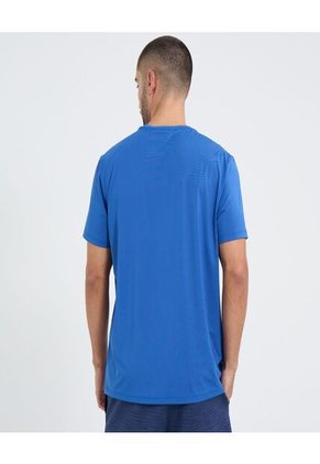 Camiseta Para Hombre Manga Corta Cuello Redondo Color Azul Marca Ostu #60091620