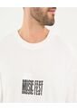 Camiseta Para Hombre Manga Corta Cuello Redondo Color Crema Marca Ostu #60091676 de Ostu
