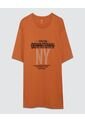 Camiseta Para Hombre Manga Corta Color Café  Marca Ostu #60091049 de Ostu