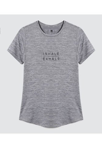 Camiseta Para Mujer Manga Corta Color Gris  Marca Ostu #40092078 Ostu