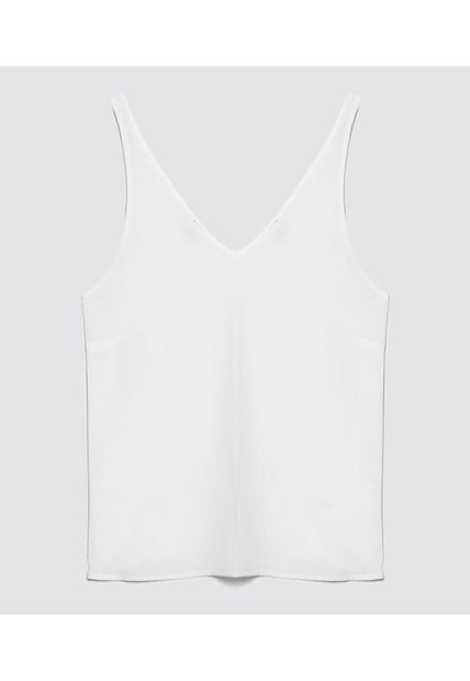 Blusa Para Mujer Manga Sisa Color Blanco Marca Ostu #40120940