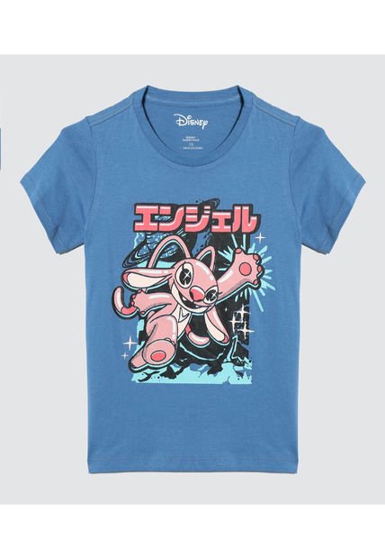 Camiseta Para Niño Manga Corta Color Azul  Marca Ostu #80090194