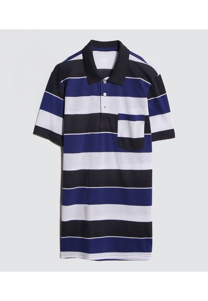 Polo Para Hombre Cuello Tejido Con Bolsillo Color Crudo Marca Ostu #60110637