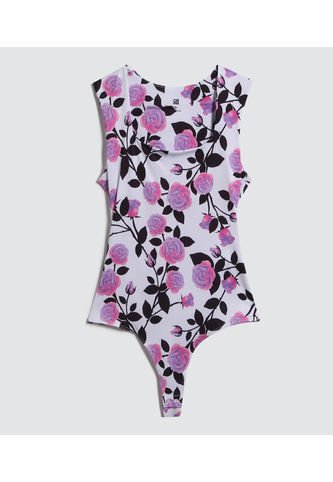 Body Para Mujer Manga Sisa Color Morado Marca Ostu #40200126 Ostu