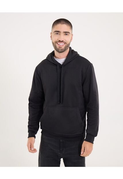 Buzo Para Hombre Hoodie Color Negro Marca Ostu #60060356