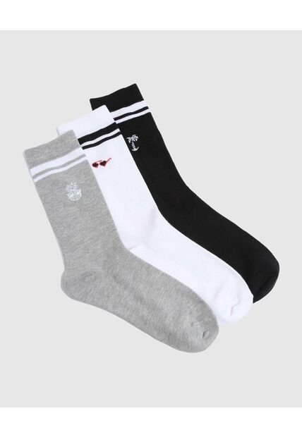 Medias Para Mujer Caña Larga Color Pack X Marca Ostu #40980222