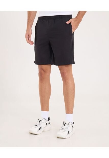 Bermuda Para Hombre Jogger Corto Color Negro Marca Ostu #60100457