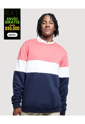 Buzo Para Hombre Cuello Redondo Color Rojo Marca Ostu #60060380 Ostu