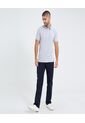 Polo Para Hombre Cuello Tejido Sin Bolsillo Color Gris Marca Ostu #60110760 de Ostu